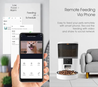 Purrrfect™ Automatic Feeder with Camera!