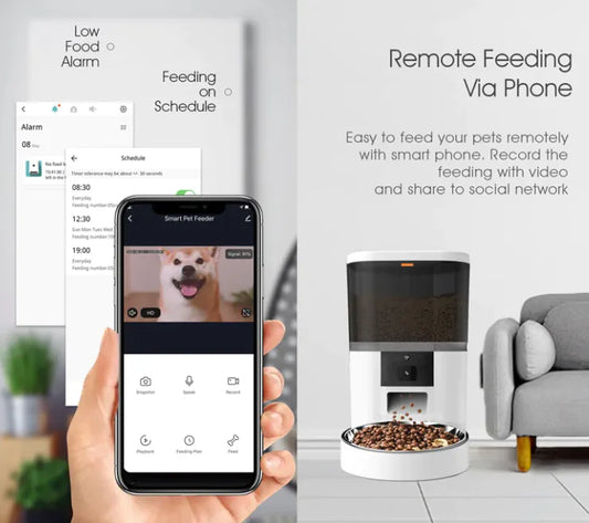 Purrrfect™ Automatic Feeder with Camera!