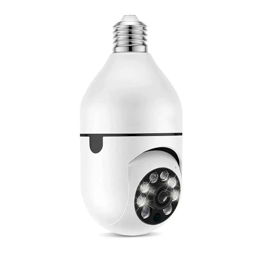 🔐Purrrfectly Secure: 360° Smart Bulb Security Camera